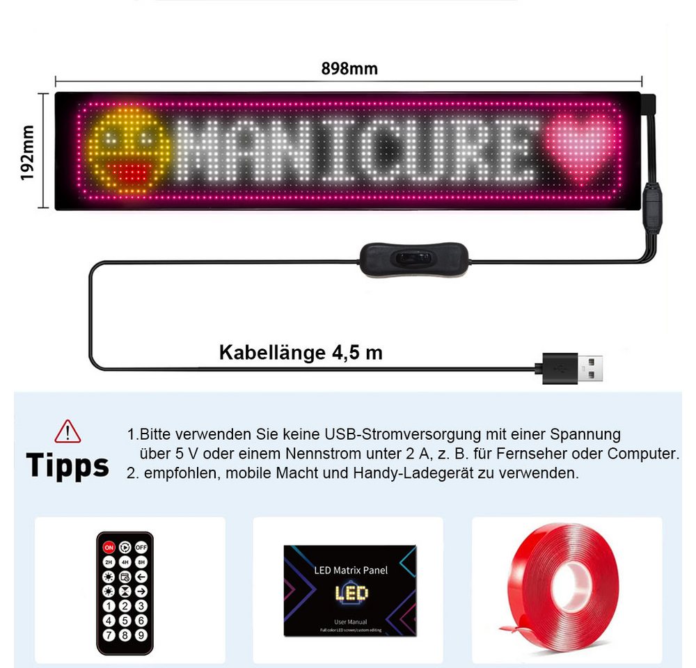 PRIISF Frontscheibenabdeckung LED Augen Devil Eyes Großer Programmierbarer Flex Frontscheibe Display, (LED Smart Bunte Augenlampe Soft Screen, Laufschrift Bildschirm Leuchtreklame Personalisiert Leuchtschild USB), Devil's Eye LED-Bildschirm Auge Licht Dynamische PRIISF Frontscheibenabdeckung LED Augen Devil Eyes Großer Programmierbarer Flex Frontscheibe Display, (LED Smart Bunte Augenlampe Soft Screen, Laufschrift Bildschirm Leuchtreklame Personalisiert Leuchtschild USB), Devil's Eye LED-Bildschirm Auge Licht Dynamische von PRIISF