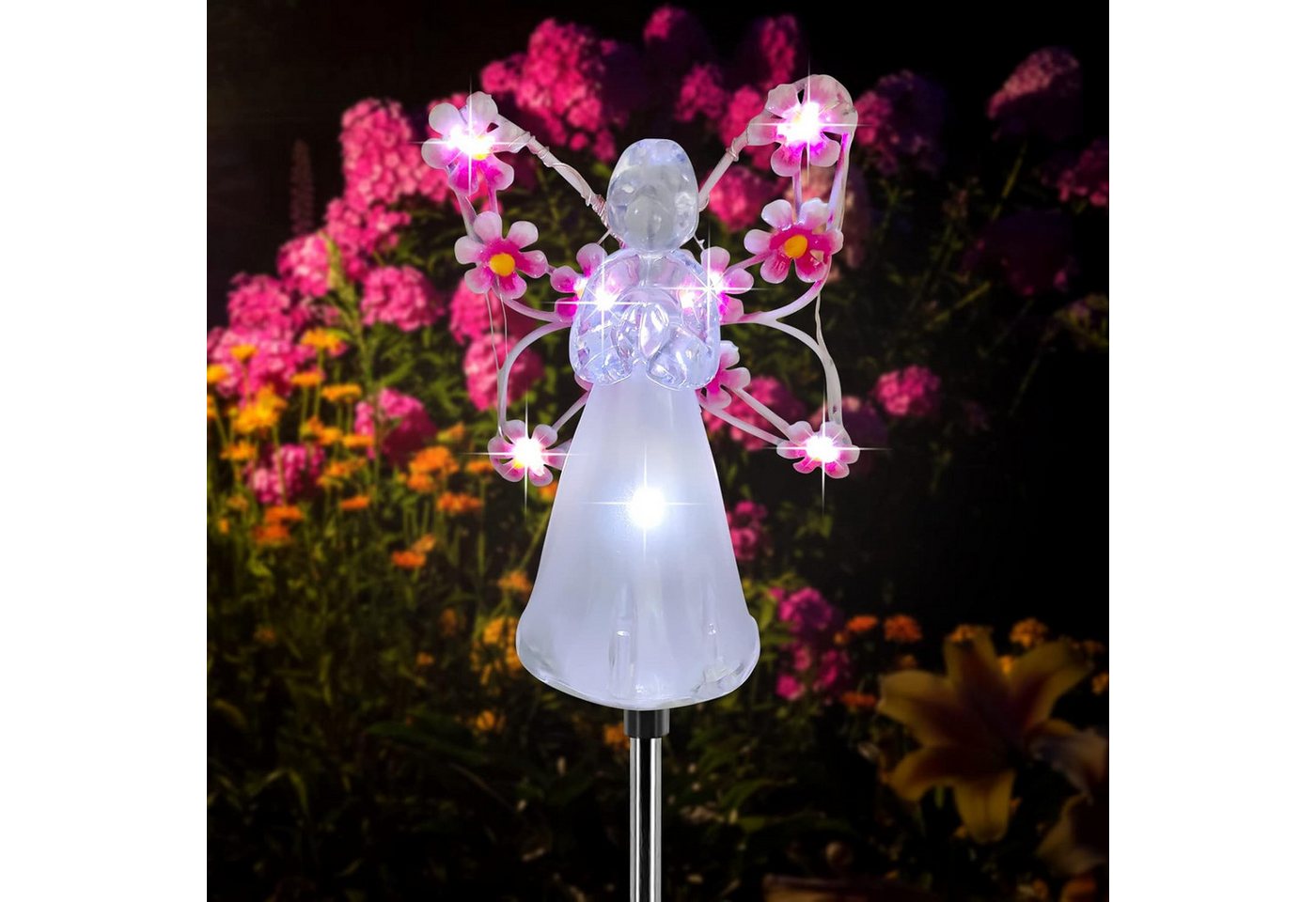 PRIISF Gartenleuchte LED Solarlampen Solar Gartenlichter Dekofigur Lichterketten Außenlampe, Wasserdicht-IP65, LED Solarleuchte Pfadlichter Leuchtende Gartendeko, Wegeleuchte Rasenlicht Landschaftslampe Solarleuchten, Landschaftspfad Beleuchtung für Terrasse, Hof, Weg, Yard, Balkon PRIISF Gartenleuchte LED Solarlampen Solar Gartenlichter Dekofigur Lichterketten Außenlampe, Wasserdicht-IP65, LED Solarleuchte Pfadlichter Leuchtende Gartendeko, Wegeleuchte Rasenlicht Landschaftslampe Solarleuchten, Landschaftspfad Beleuchtung für Terrasse, Hof, Weg, Yard, Balkon von PRIISF
