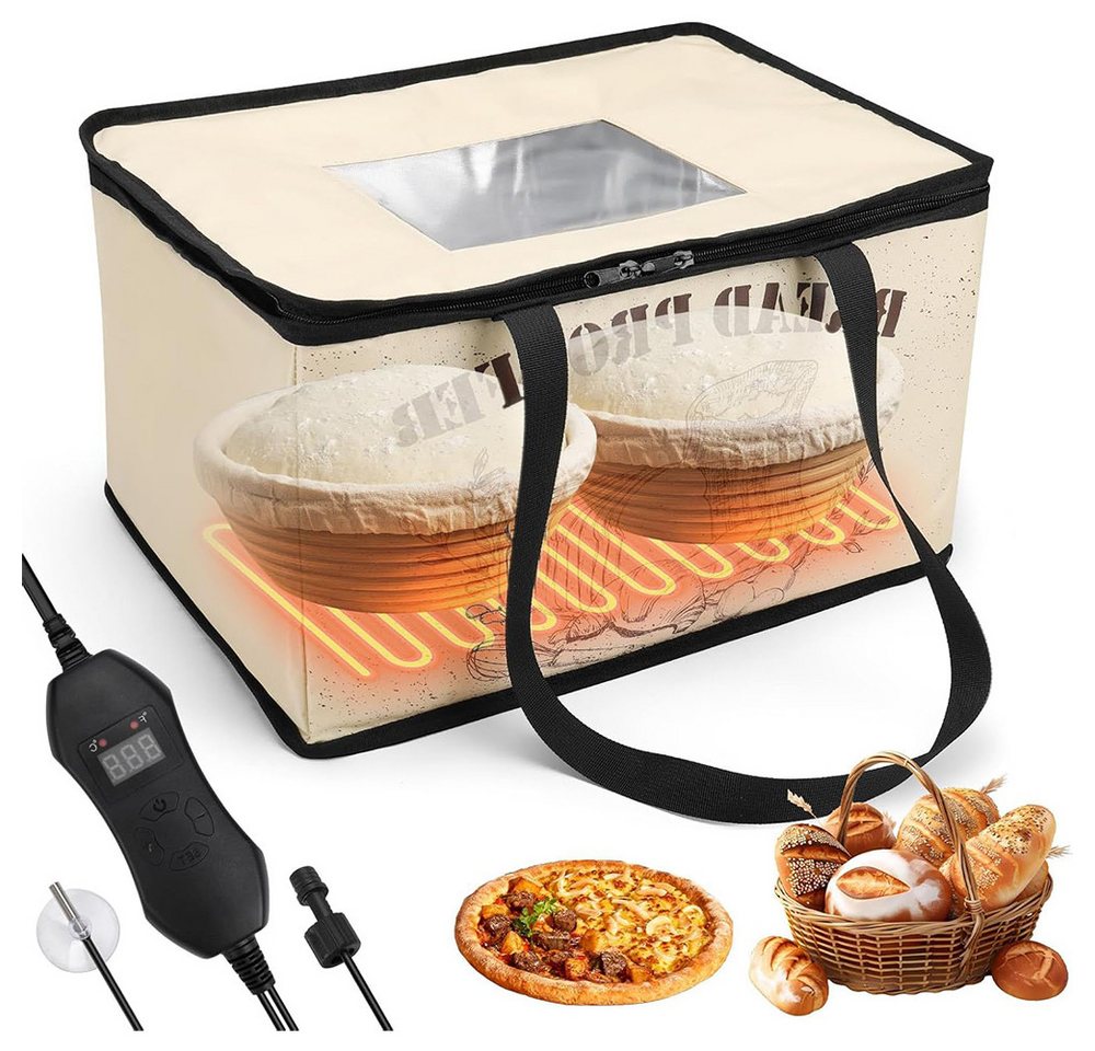 PRIISF Kastenform Gärbox Brotherstellung Teig Gärschrank mit Heizung Wiederverwendbare, (Multifunktions -Gärschrank für Zuhause), Sauerteig-Starterwärmer, Behälter für Gebäck von PRIISF