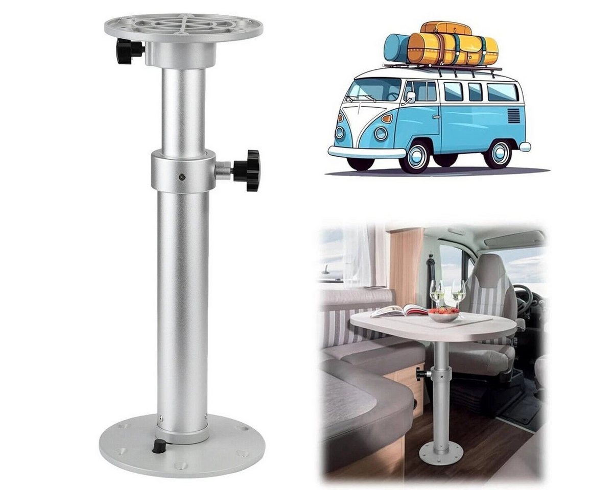 PRIISF Klapptisch RV Verstellbare Tischbein Tischfuß Tischfgestell Campingtisch Stützfuß (460 mm bis 700 mm, ein breites Spektrum Höhenverstellung aus Aluminium, Höhenverstellbarer Tischgestell Tischsockel leicht zerlegt werden), für Boot Caravan Wohnmobil Wohnwagen Auto Marine PRIISF Klapptisch RV Verstellbare Tischbein Tischfuß Tischfgestell Campingtisch Stützfuß (460 mm bis 700 mm, ein breites Spektrum Höhenverstellung aus Aluminium, Höhenverstellbarer Tischgestell Tischsockel leicht zerlegt werden), für Boot Caravan Wohnmobil Wohnwagen Auto Marine von PRIISF