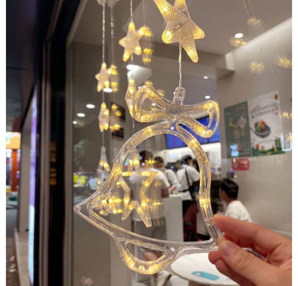 PRIISF LED-Lichterkette LED Weihnachten Beleuchtung Deko Lichterkette Lichtervorhang Geschenk, LED Weihnachtsdeko Weihnachtsbaum Baummantel Gartenleuchte Fensterdeko von PRIISF