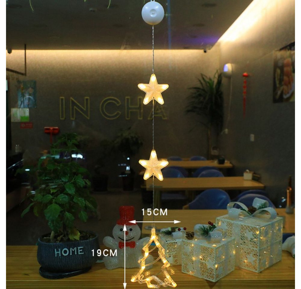 PRIISF LED-Lichterkette LED Weihnachten Beleuchtung Deko Lichterkette Lichtervorhang Geschenk, LED Weihnachtsdeko Weihnachtsbaum Baummantel Gartenleuchte Fensterdeko von PRIISF