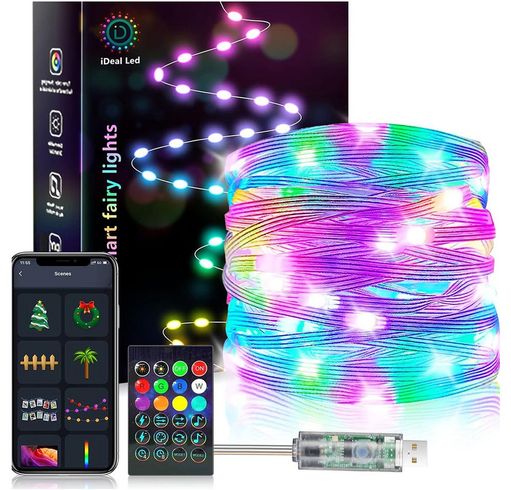 PRIISF LED-Lichterkette Lichtschlauch Lichterschlauch Programmierbar RGB Streifen IP44 USB, App Controller Bluetooth Musik Sync Lampe DIY Weihnachten PRIISF LED-Lichterkette Lichtschlauch Lichterschlauch Programmierbar RGB Streifen IP44 USB, App Controller Bluetooth Musik Sync Lampe DIY Weihnachten von PRIISF