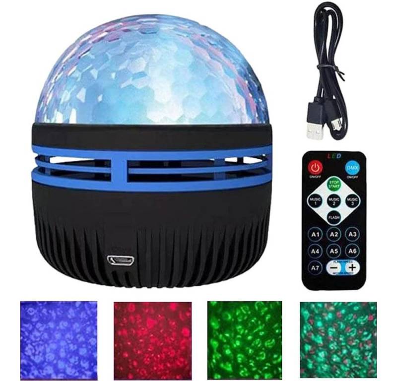 PRIISF LED Nachtlicht Projektor Nordlichtprojektor LED Sternenhimmel Galaxy Sternenlicht, LED fest integriert, Nebula Starry Erde, Projektionslampe mit Fernbedienung für Kinder Zimmer Dekoration von PRIISF