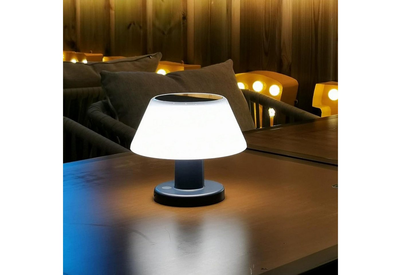 PRIISF LED Solarleuchte Solar LED Akku-Tisch-Leuchte IP54 Garten Tischleuchte Innen & Außen PRIISF LED Solarleuchte Solar LED Akku-Tisch-Leuchte IP54 Garten Tischleuchte Innen & Außen von PRIISF