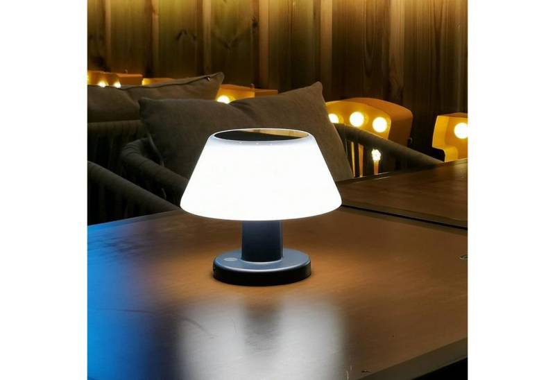 PRIISF LED Solarleuchte Solar LED Akku-Tisch-Leuchte IP54 Garten Tischleuchte Innen & Außen von PRIISF