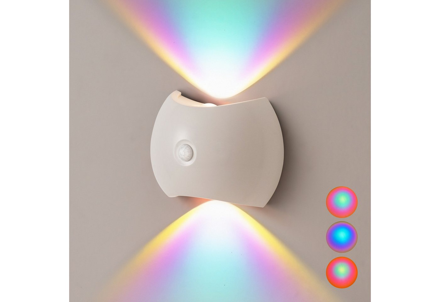 PRIISF LED Wandleuchte LED Wandlampe Flur Strahler Wohnzimmer Deko Beleuchtung RGB Warmweiß PRIISF LED Wandleuchte LED Wandlampe Flur Strahler Wohnzimmer Deko Beleuchtung RGB Warmweiß von PRIISF
