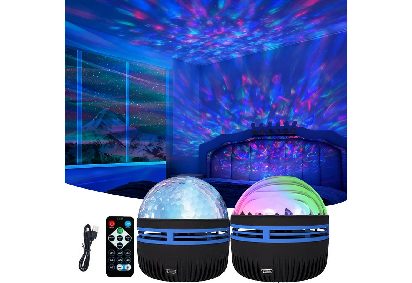 PRIISF Projektionslampe LED Nordlicht Projektor Sternenhimmel Aurora Wasserwellen Nachtlicht, Einschlafhilfe, Kinder Schlaflampe LED Polarlicht Projektor Lavalampe Polar Nachtlampe, Geschenke für Frauen Junge Zimmer Deko Gaming LED Galaxy Projektor, Ozeanwellen Nachttischlampen Wave Lamp Aura Aurora Glow Tischlampe PRIISF Projektionslampe LED Nordlicht Projektor Sternenhimmel Aurora Wasserwellen Nachtlicht, Einschlafhilfe, Kinder Schlaflampe LED Polarlicht Projektor Lavalampe Polar Nachtlampe, Geschenke für Frauen Junge Zimmer Deko Gaming LED Galaxy Projektor, Ozeanwellen Nachttischlampen Wave Lamp Aura Aurora Glow Tischlampe von PRIISF