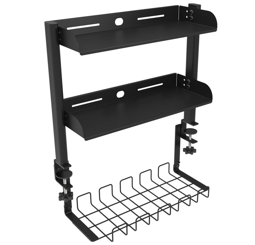 PRIISF Standregal Schreibtisch Organizer Klemmregal Ohne Bohren Kabelwanne Tischzubehör, Höhen Verstellbare Schreibtischregal Kabelmanagement 3 Stöckig, Stahl Kabelhalter Desktop Bücherregal Aufbewahrungsregal PRIISF Standregal Schreibtisch Organizer Klemmregal Ohne Bohren Kabelwanne Tischzubehör, Höhen Verstellbare Schreibtischregal Kabelmanagement 3 Stöckig, Stahl Kabelhalter Desktop Bücherregal Aufbewahrungsregal von PRIISF