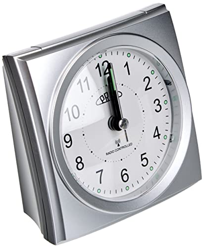 PRIM Funkwecker mit reibungslosem Ablauf, Kunststoff-Wecker, Silber&Weiß, Alarmverstärkung, Wiederholungsalarm, Lichtfunktion, Quarz-Uhrwerk, präziser und leiser Betrieb PRIM Funkwecker mit reibungslosem Ablauf, Kunststoff-Wecker, Silber&Weiß, Alarmverstärkung, Wiederholungsalarm, Lichtfunktion, Quarz-Uhrwerk, präziser und leiser Betrieb von PRIM