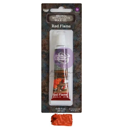 Finnabair Art Alchemy Metallique Wax .68 Fluid Ounce-Red Flame von PRIMA MARKETING INC