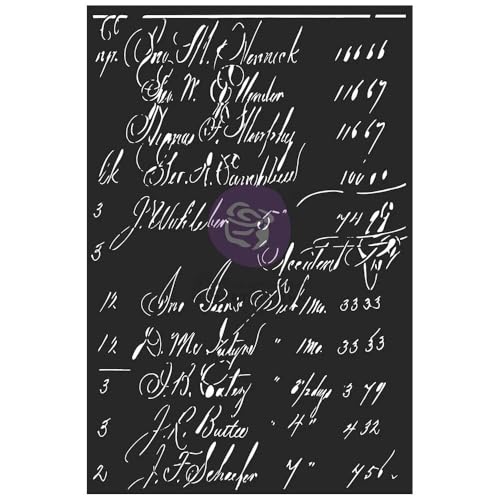 Finnabair Stencil 6"X9"-Calculations von PRIMA MARKETING INC