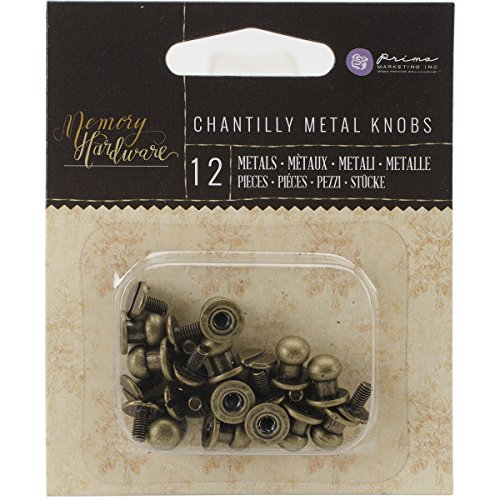 Prima Marketing Memory Hardware Embellishments-Metal Knobs, 1 von PRIMA MARKETING INC