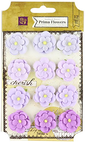 Prima Marketing lila – Avante Papier Blumen, Acryl, Mehrfarbig von PRIMA MARKETING INC
