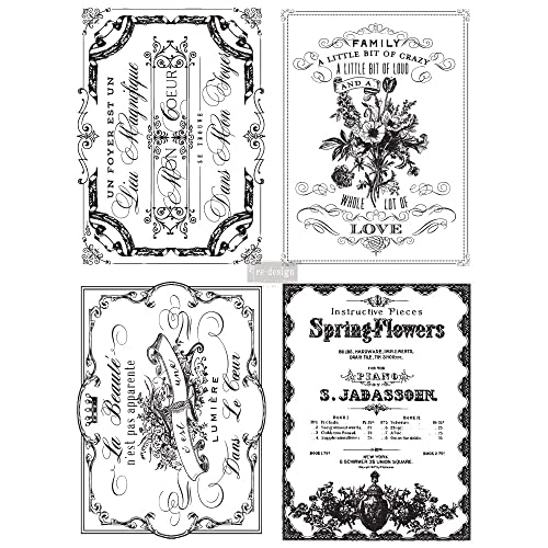 Redesign Decor Transfers Spring Flowers 24"x32" 655350643720 von PRIMA MARKETING INC