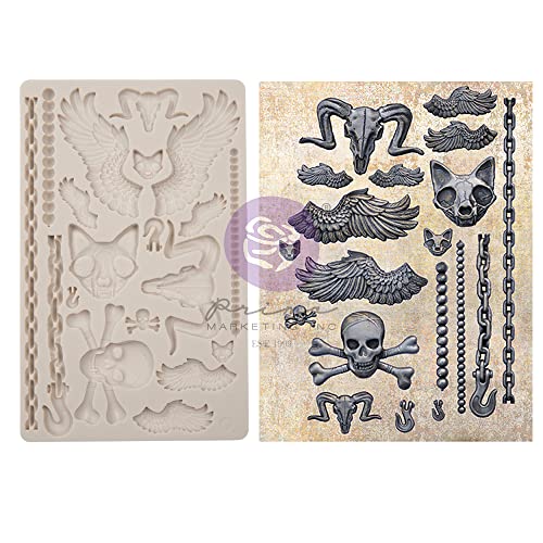 Redesign With Prima 655350969424 Pieces of Underworld Clay, Soap Making Molds,Pottery & Modeling Clays, 5"x8"x8mm von PRIMA MARKETING INC