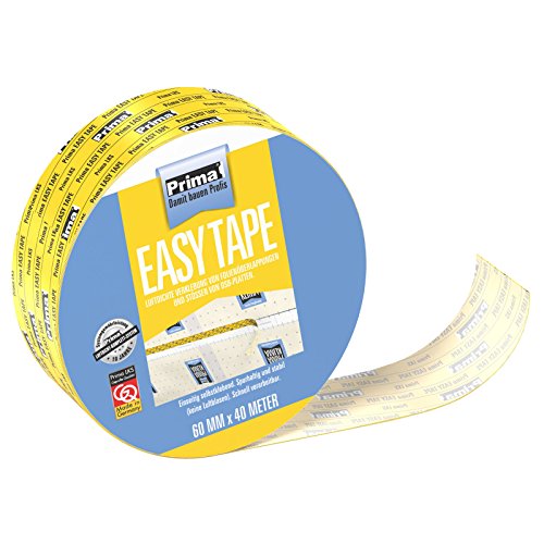 Prima Easy Tape Klebeband 40m Rolle luftdicht verkleben Dampfsperren Dampfbremse 1 Stck von PRIMA