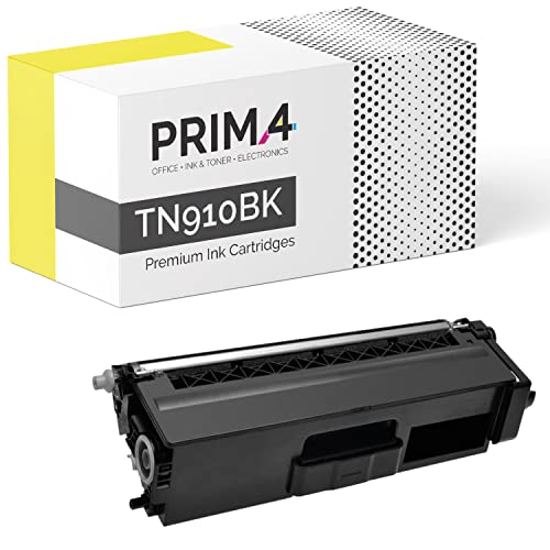 PRIMA4 - TN910BK Schwarz Toner Kompatibel mit Drucker Brother HL-L9310 CDW, HL-L9310 CDWT, HL-L9310 CDWTT, HL-L9310, MFC-L9570 CDW, MFC-L9570 CDWT, MFC-L9570 CDWTT, MFC-L9570-9k Seiten von PRIMA4