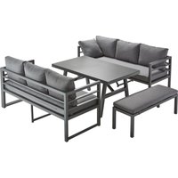 Aluminium Lounge Set Riva Sitzgruppe Sofa Couch Lounge Gartenmöbel - Primaster von PRIMASTER