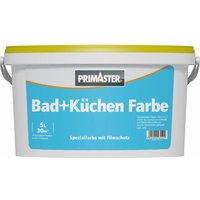 Bad- & Küchenfarbe 5L Weiß Matt Feuchtraumfarbe Anti-Schimmel-Schutz - Primaster von PRIMASTER