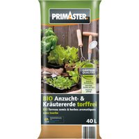 Primaster - Bio Kräuter- & Anzucht Erde torffrei 40 l von PRIMASTER