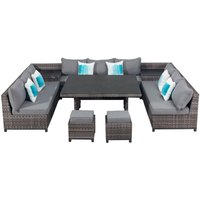 Primaster - Dining Lounge Möbelset Tavira Lounge Set Sitzgruppe von PRIMASTER