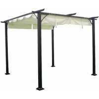 Ersatzdach Kairo beige uv Schutz 50+ 3x3m Pavillon Ersatzdach - Primaster von PRIMASTER