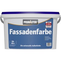 Fassadenfarbe 10 l weiß Dispersionsfarbe Wandfarbe Aussenfarbe - Primaster Fassadenfarbe 10 l weiß Dispersionsfarbe Wandfarbe Aussenfarbe - Primaster von PRIMASTER