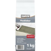 Flexkleber Grau 1kg Fliesenkleber für Wand- & Bodenfließen Innen&Außen - Primaster von PRIMASTER