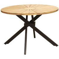 Primaster - Gartentisch Paros ø 115 x 75cm rund Akazienholz Tisch Esstisch Tisch von PRIMASTER