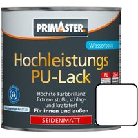 Hochleistungs PU-Lack 375ml 2in1 Weiß Seidenmatt Acryllack - Primaster von PRIMASTER