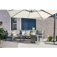 Lounge Set Elbasan Alu Garten Gartenlounge Essgruppe Sitzgruppe xxl - Primaster von PRIMASTER