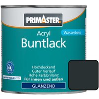Primaster - Acryl Buntlack 375ml Anthrazitgrau Glänzend Wetterfest Holz & Metall von PRIMASTER