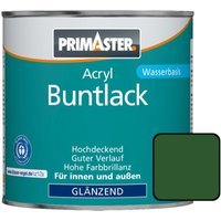 Primaster Acryl Buntlack 375ml Laubgrün Glänzend Wetterbeständig Holz & Metall von PRIMASTER
