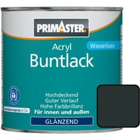 Primaster - Acryl Buntlack 750ml Anthrazitgrau Glänzend Wetterfest Holz & Metall von PRIMASTER