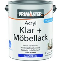Primaster Acryl Klar + Möbellack 2 L farblos glänzend Lack Primaster Acryl Klar + Möbellack 2 L farblos glänzend Lack von PRIMASTER