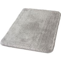 Badteppich grau 70 x 120 cm Badematte Badvorleger Duschvorleger Bad - Primaster von PRIMASTER