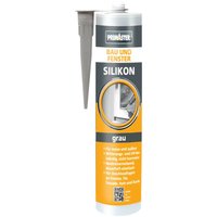 Primaster - Bau und Fenster Silikon grau 310 ml Dichtmaterialien von PRIMASTER