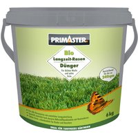 Primaster Bio Langzeit Rasendünger 6 kg für 240 m² Dünger Primaster Bio Langzeit Rasendünger 6 kg für 240 m² Dünger von PRIMASTER