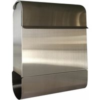 Primaster - Briefkasten Gong Edelstahl Zeitungsbox Wandbriefkasten Postkasten von PRIMASTER