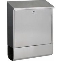 Primaster - Briefkasten Ping Edelstahl Zeitungsbox Postbox Wandbriefkasten von PRIMASTER