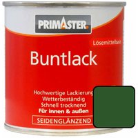 Primaster - Buntlack 2L Laubgrün Seidenglänzend Wetterbeständig Holz & Metall von PRIMASTER