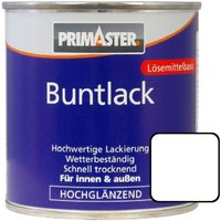 Buntlack 2L Reinweiß Hochglänzend Wetterbeständig Holz & Metall - Primaster von PRIMASTER