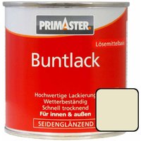 Primaster Buntlack 375ml Perlweiß Seidenglänzend Wetterbeständig Holz & Metall von PRIMASTER