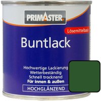 Primaster - Buntlack 750ml Laubgrün Hochglänzend Wetterbeständig Holz & Metall von PRIMASTER