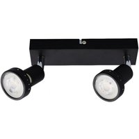 Primaster Deckenstrahle 2er LED Spot Chicago GU10 20 x 8 cm schwarz Deckenlampen & Kronleuchter Primaster Deckenstrahle 2er LED Spot Chicago GU10 20 x 8 cm schwarz Deckenlampen & Kronleuchter von PRIMASTER