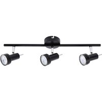 Primaster Deckenstrahler 3er LED Spot New York GU10 8 x 48 x 12 cm schwarz Deckenlampen & Kronleuchter Primaster Deckenstrahler 3er LED Spot New York GU10 8 x 48 x 12 cm schwarz Deckenlampen & Kronleuchter von PRIMASTER