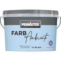 Primaster Farbambiente Wandfarbe matt himmelblau 1 L von PRIMASTER