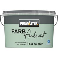 Primaster Farbambiente Wandfarbe matt minze 2,5 L von PRIMASTER