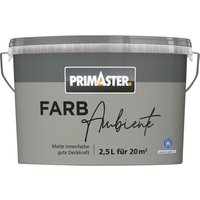 Primaster Farbambiente Wandfarbe matt naturgrau 2,5 L von PRIMASTER